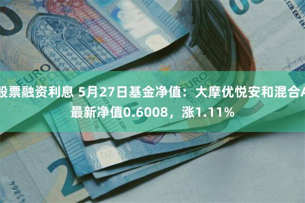 股票融资利息 5月27日基金净值：大摩优悦安和混合A最新净值0.6008，涨1.11%