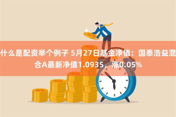 什么是配资举个例子 5月27日基金净值：国泰浩益混合A最新净值1.0935，涨0.05%