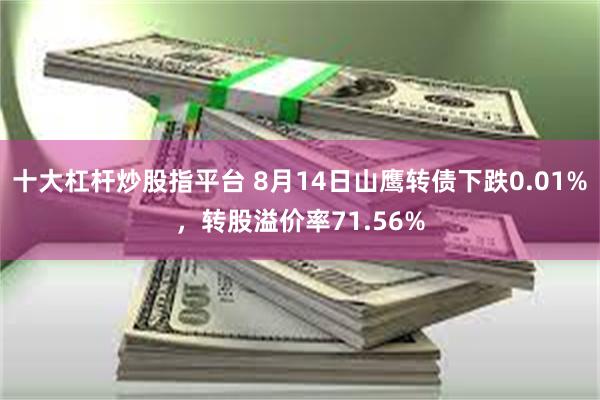 十大杠杆炒股指平台 8月14日山鹰转债下跌0.01%，转股溢价率71.56%