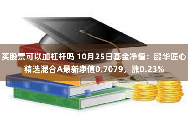 买股票可以加杠杆吗 10月25日基金净值：鹏华匠心精选混合A最新净值0.7079，涨0.23%